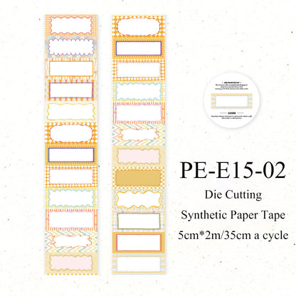 Notes from Salt Island Die Cutting Synthetic Paper Tape