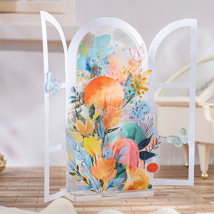 Misty flower stem Sticker