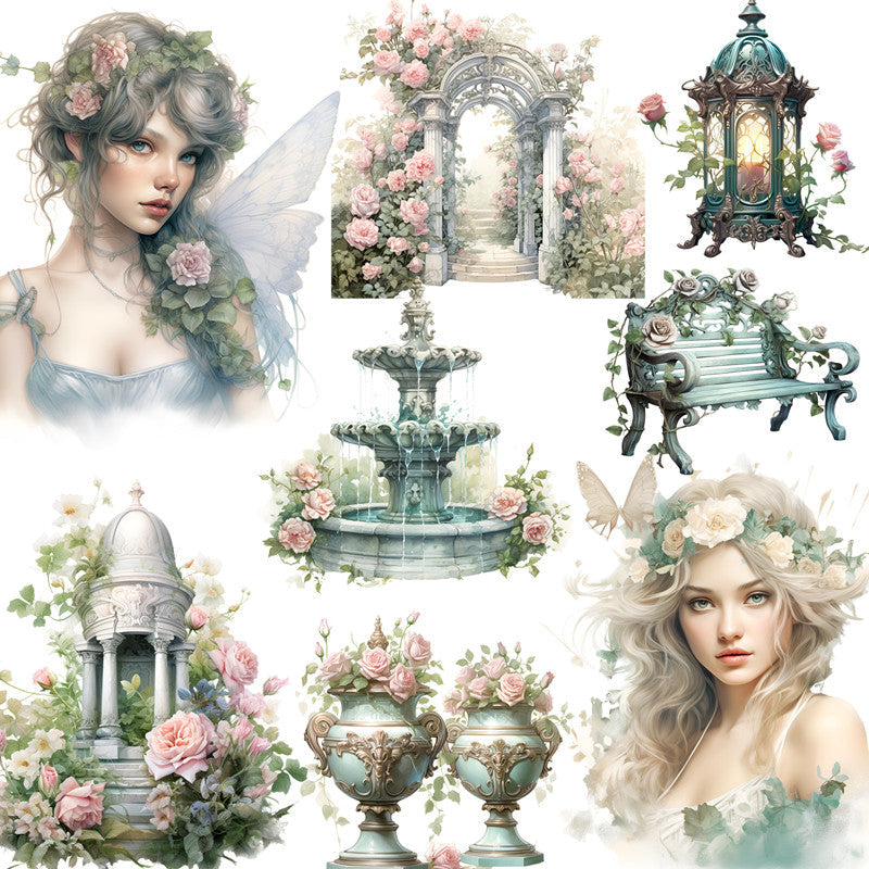 Vintage garden Sticker
