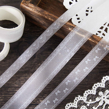 Soft Fleece Ribbon series PET Tape Set for journaling, scrapbooking and collage