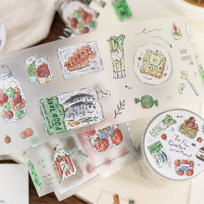 Four Seasons Day Series Die Cutting Fog PET Tape