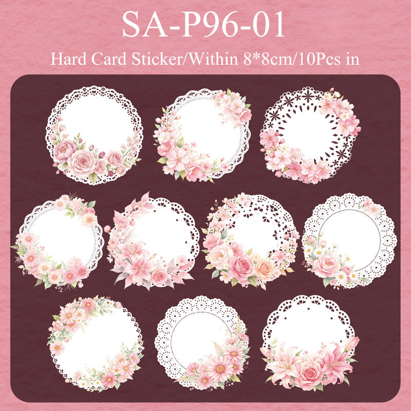 Lace Flower Series Sticker