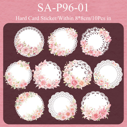 Lace Flower Series Sticker