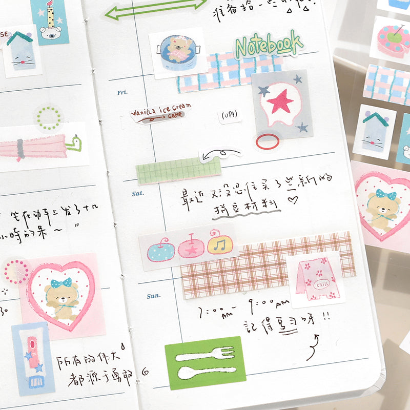 Daydream Fragment Series Sticker featuring dream designs for journaling, scrapbooking and collage