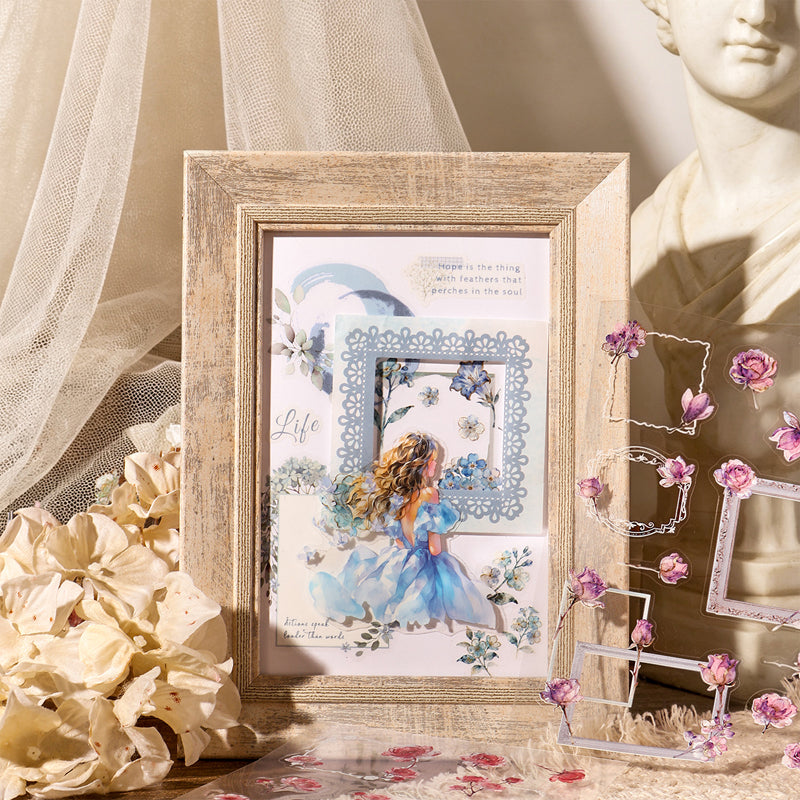 Frame View Garden Sticker