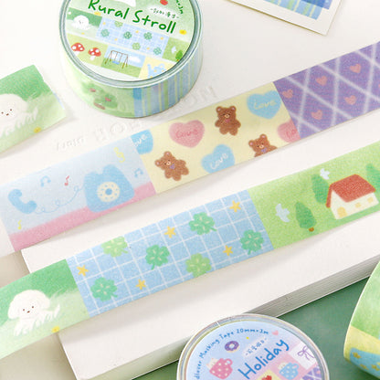 Yoyo's Diary Series Washi Tape for journaling, scrapbooking and collage