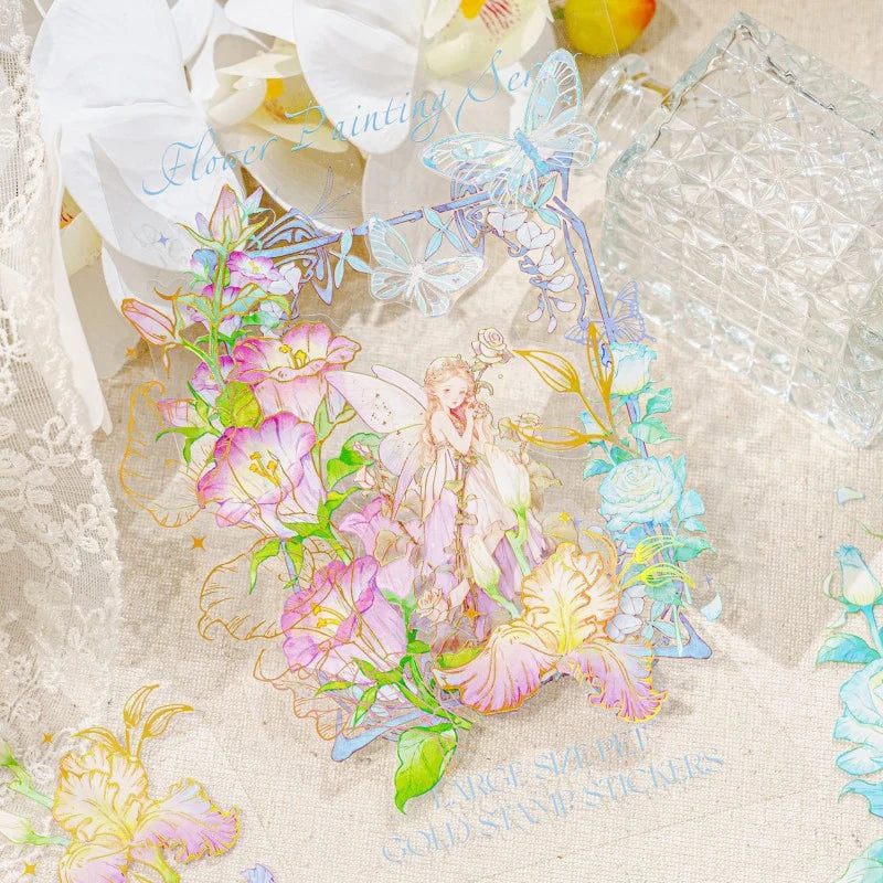 Painted Floral Collection Sticker Pack