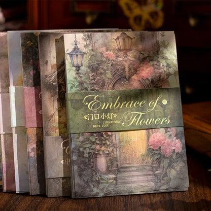 Embrace Of Flowers Material Paper