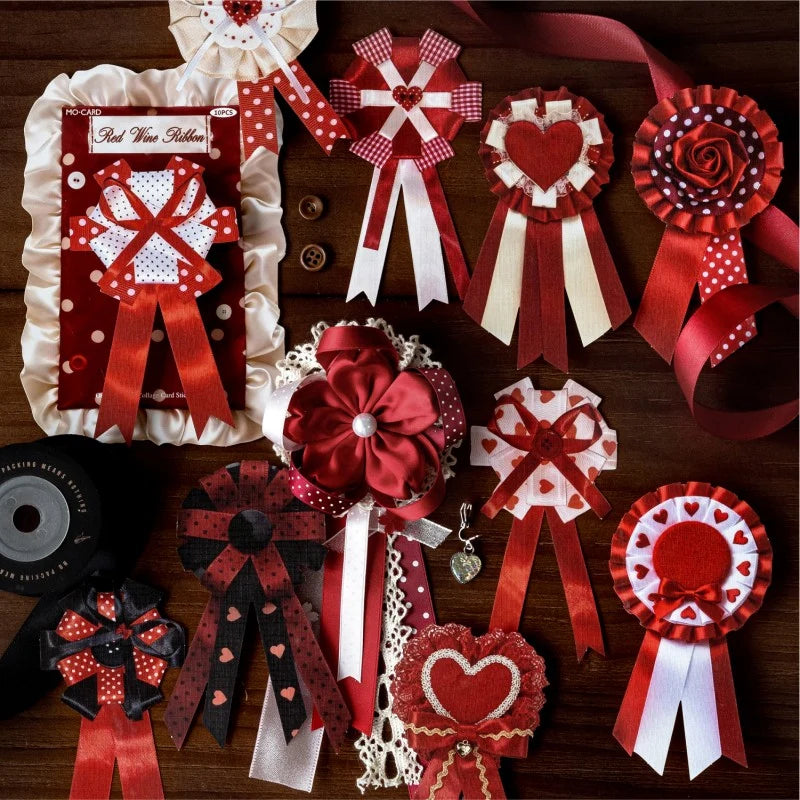 Vintage Ribbon Medal Sticker Pack