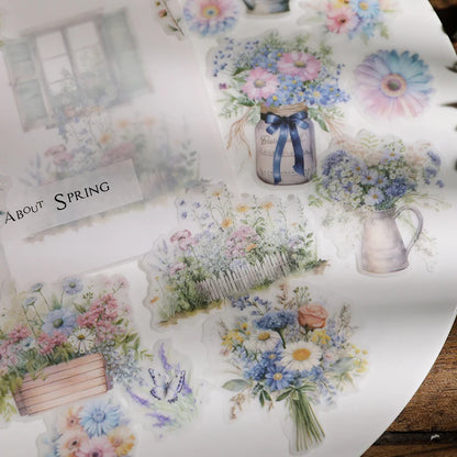 Spring Blossom Vellum Sticker Pack