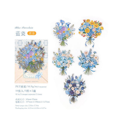 Floral Note Tales Series Sticker Pack