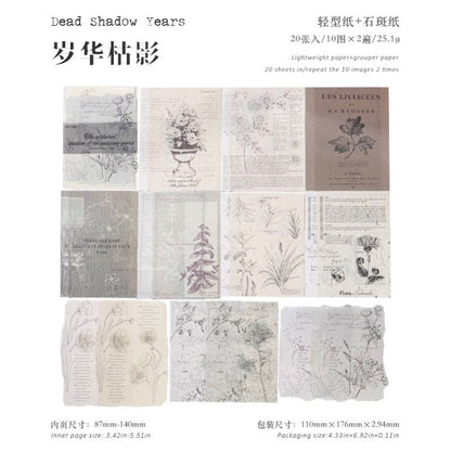 Old Color Catalog Material Paper