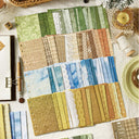 Material paper-star flower secret language Material Paper