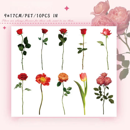 Time Flower Garden Sticker