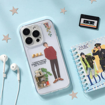 Flower Boy Character Sticker Book