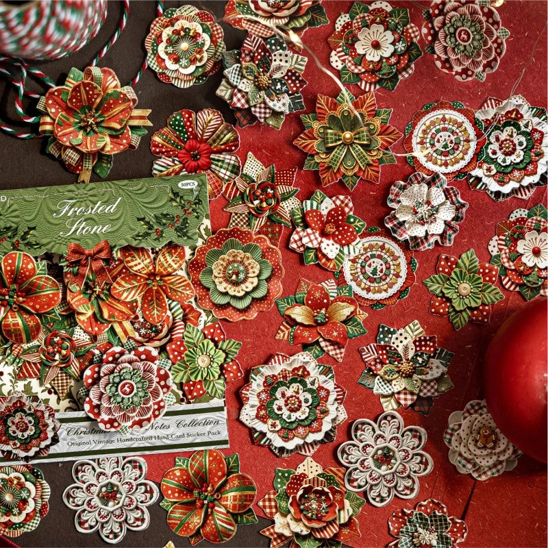 Christmas Floral Sticker Book