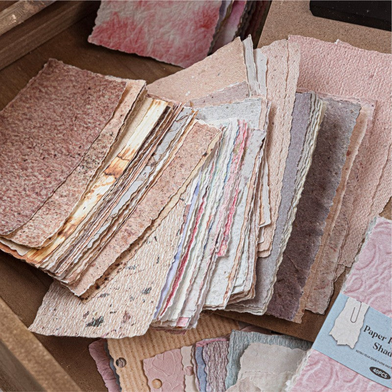 Tear-Edge Material Paper