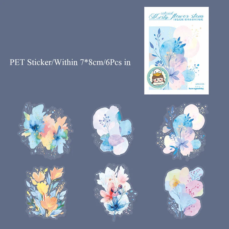 Misty flower stem Sticker