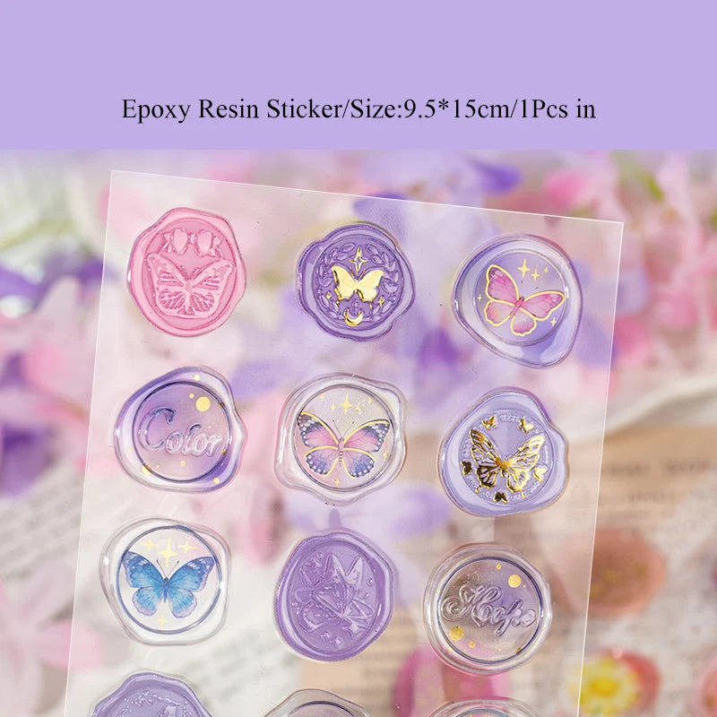 Classical Floral Sticker