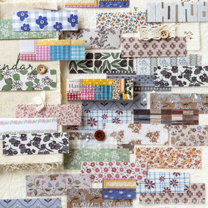 BasicHandcraft Series Washi Paper Long Strip Sticker Book