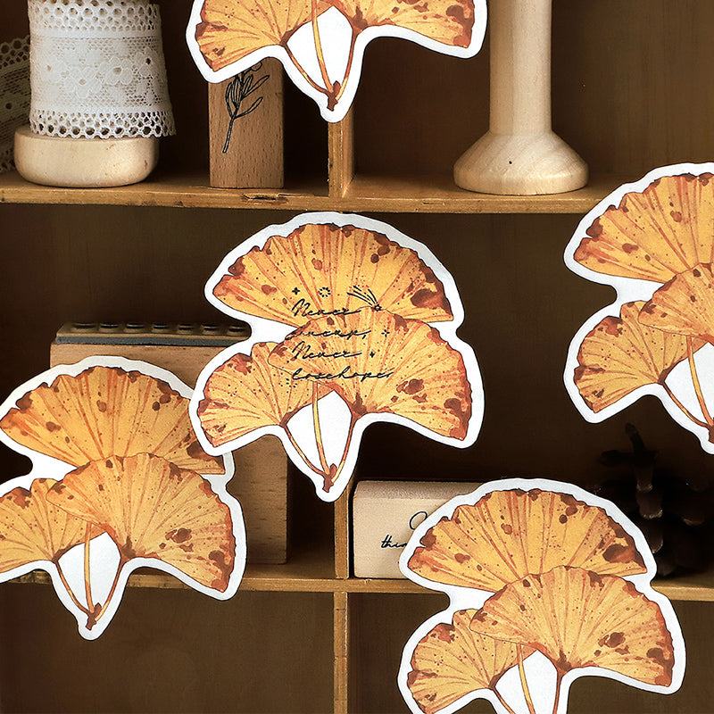 Leaf completed poem Sticker