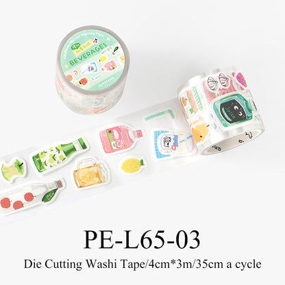 Many Small Items Series Die Cutting Washi Tape