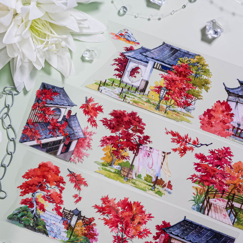7cm*70cm Cold Maple Leaves PET Tape