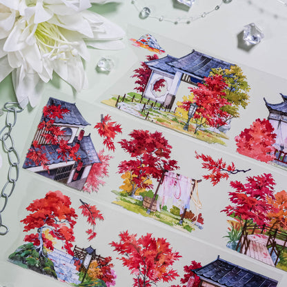7cm*70cm Cold Maple Leaves PET Tape