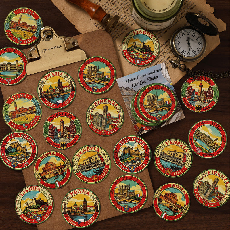 Medieval Series Sticker for journaling, scrapbooking and collage