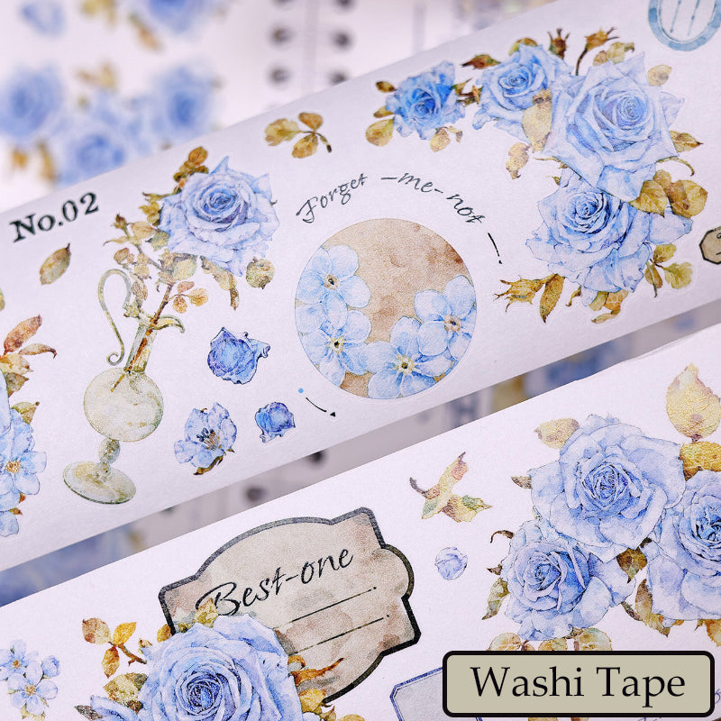 6cm*120cm Clear Dew Die Cutting Washi/PET Tape