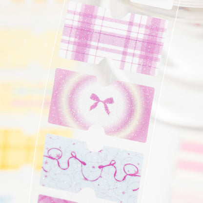 Dream Recipe Series Die Cutting Flash Self-adhesive Tape featuring dream designs for journaling, scrapbooking and collage