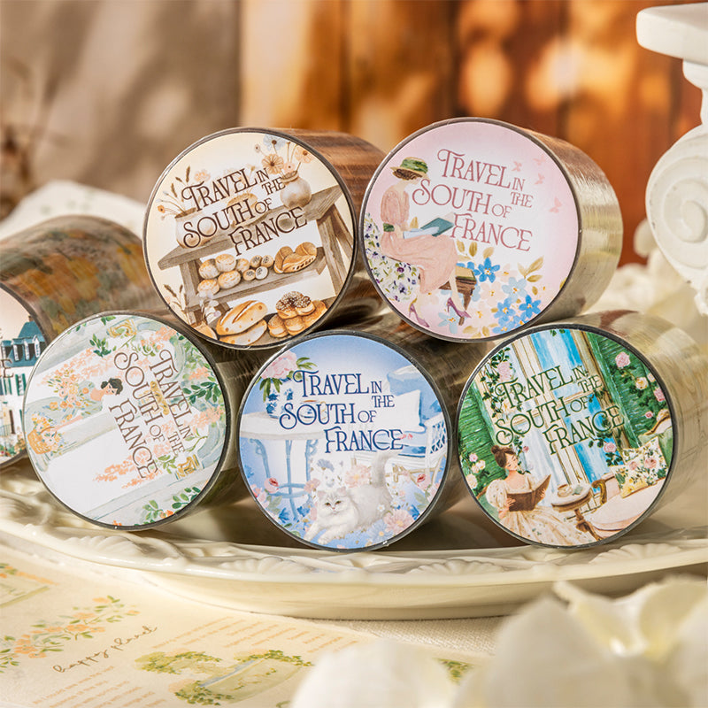 Tour of Southern France Series PET Tape for journaling, scrapbooking and collage