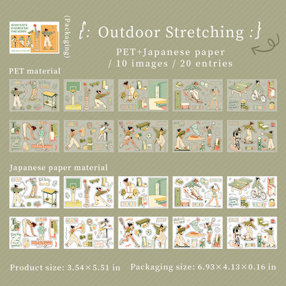 Energizing Vacation Series Sticker Book
