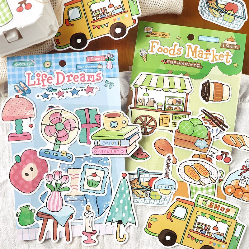 Happy Wanderer Chronicles Series Sticker for journaling, scrapbooking and collage