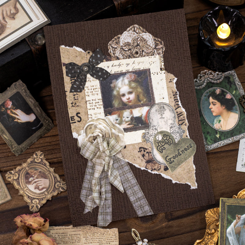 Medieval Picture Frame Series Sticker for journaling, scrapbooking and collage