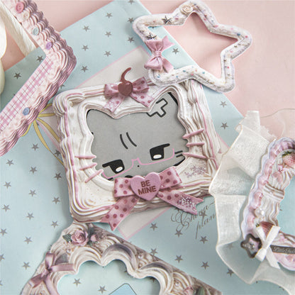 Cream Dream Series Sticker featuring dream, and cream designs for journaling, scrapbooking and collage