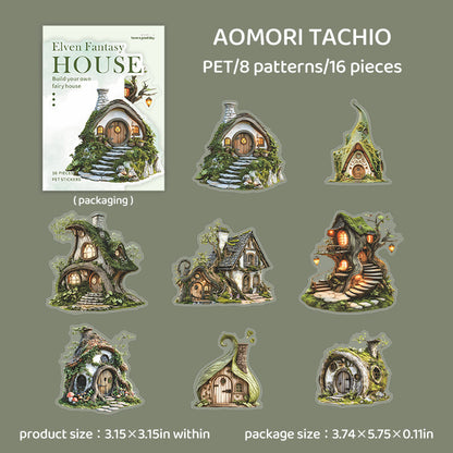 Elven Fantasy House Series Sticker