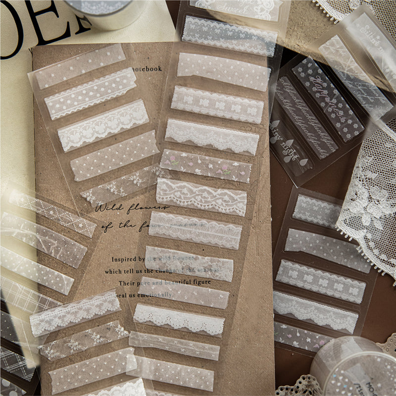 Hand Tear Catalog Series Die Cutting Fog PET Tape