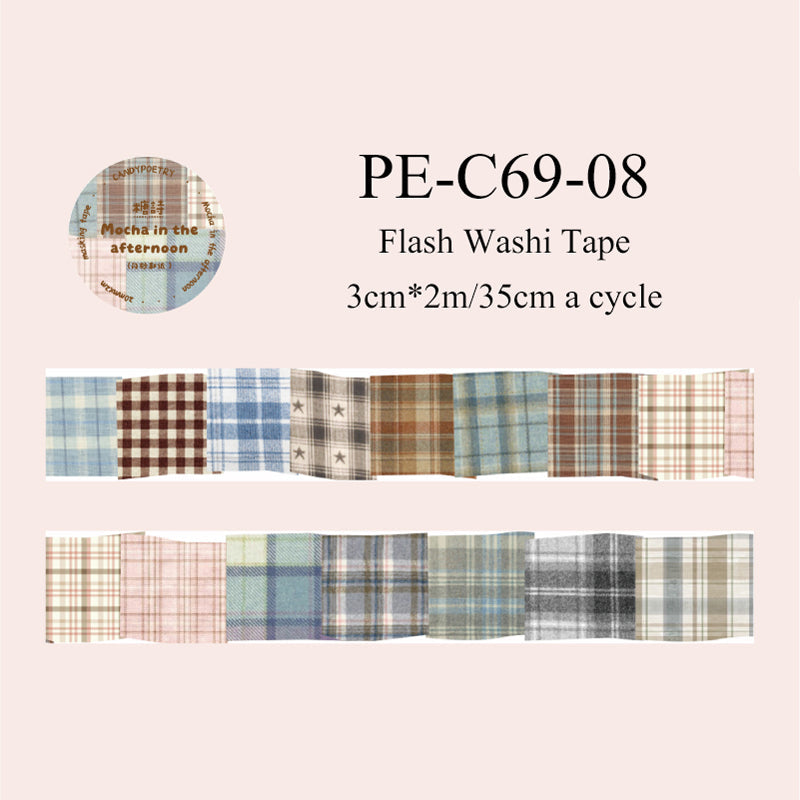 Patchwork Garden Series Flash Washi/Sulfuric Acid Paper Tape