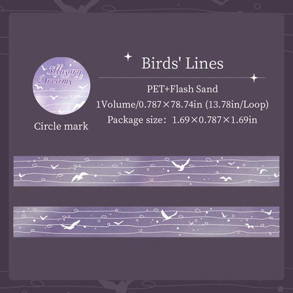 Illusion Dream Series Flash PET Tape