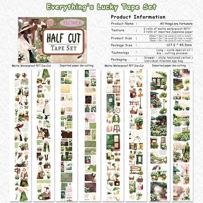 Everythings's Lucky Tape Set for journaling, scrapbooking and collage