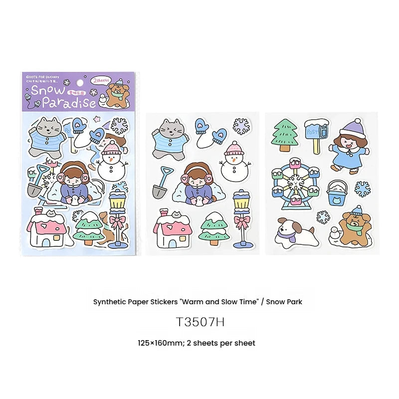 Warmth Tranquility Time Series Sticker