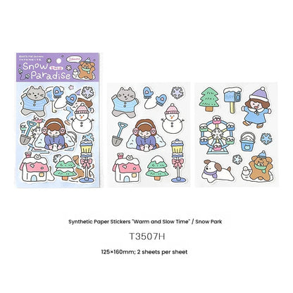 Warmth Tranquility Time Series Sticker