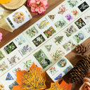 Vintage floral stamp album Die Cutting Washi Tape