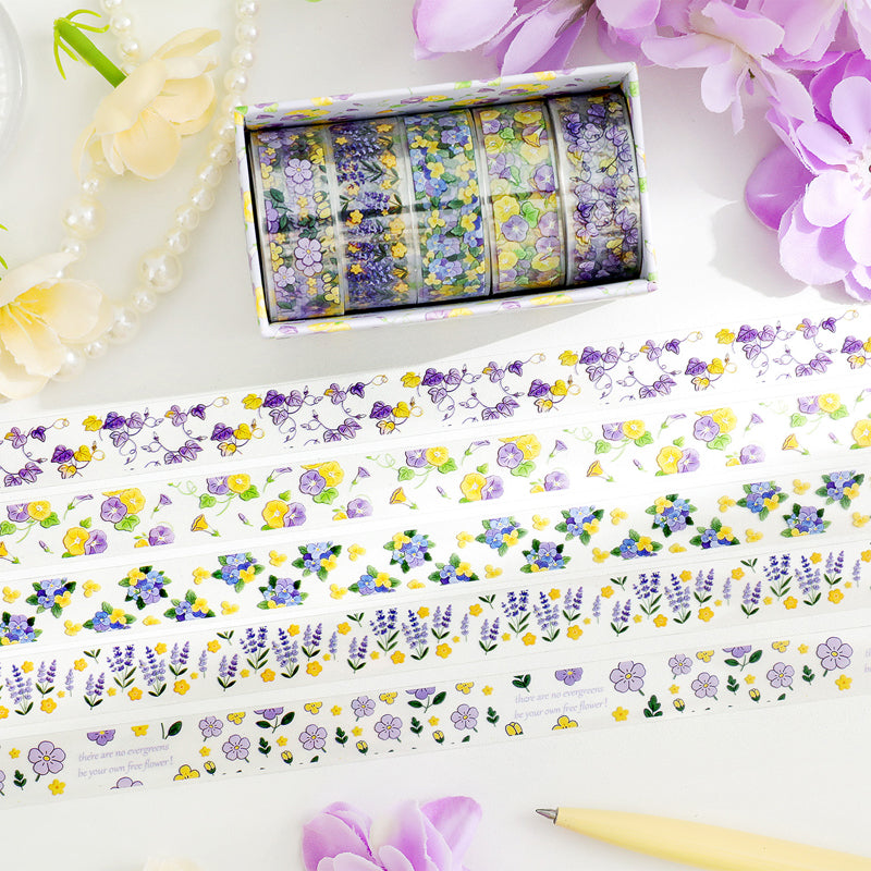 Chilin Flower Blooming Series PET Tape Set