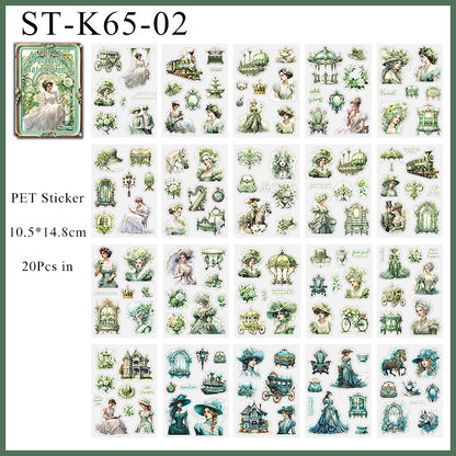 Baroque Garden Girl Sticker Book