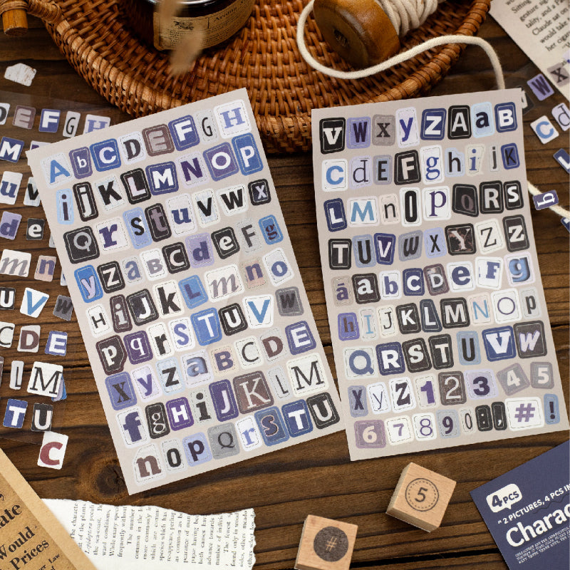 Character Series Sticker for journaling, scrapbooking and collage