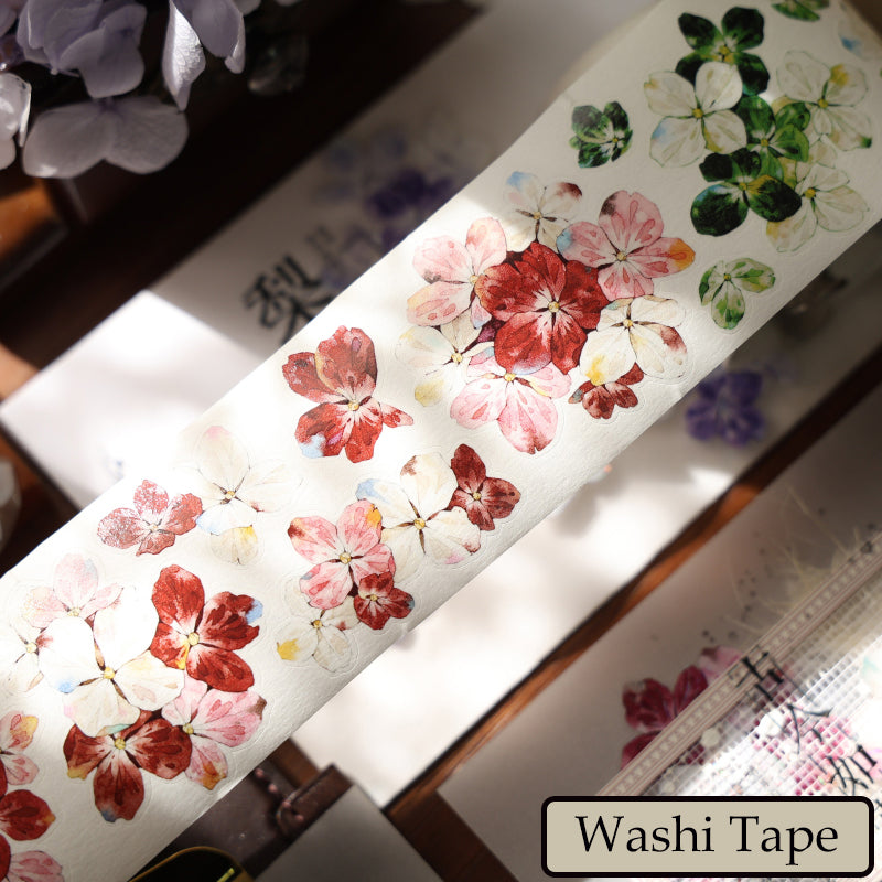 Starry Flower Sea Die-Cutting Washi Tape - Whole Roll 5cm×6m
