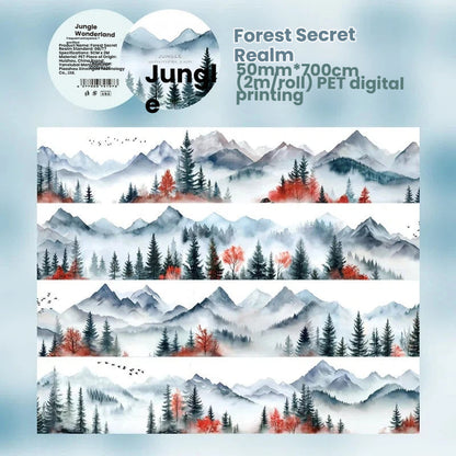 Mountain Forest Path Series PET Tape