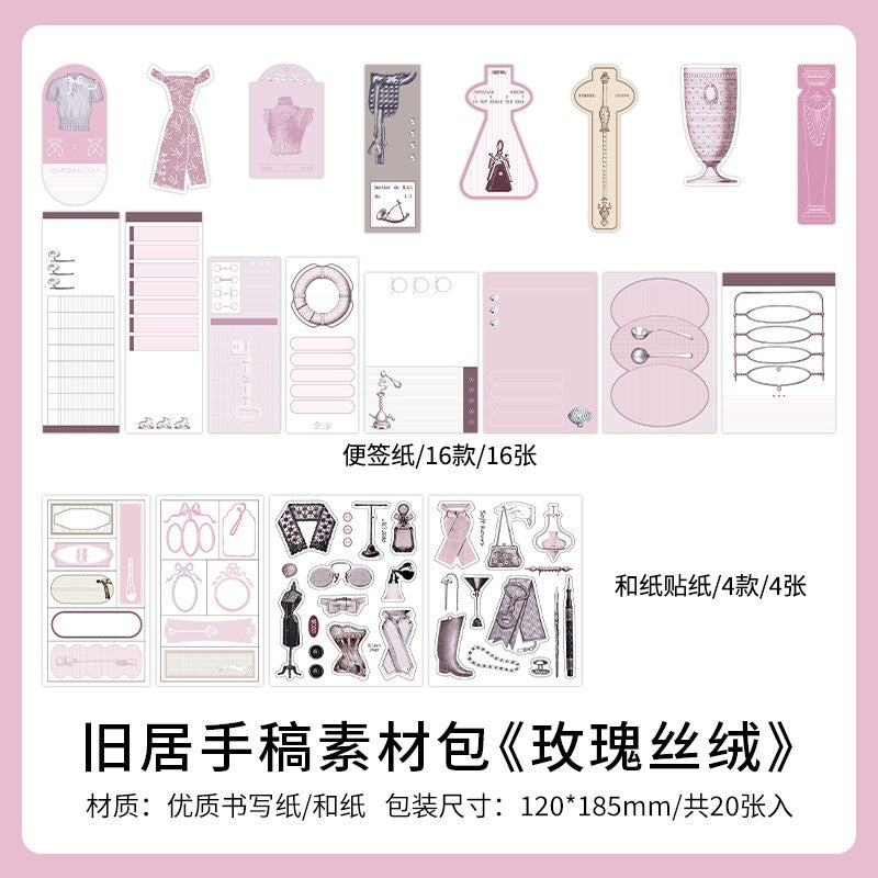 Old Residence Manuscript Material Paper